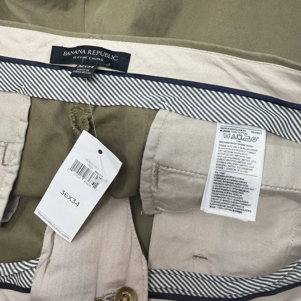Banana Republic Men's Chinos - Olive
